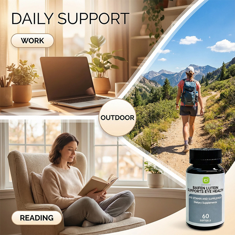 Daily eye support lifestyle scenes