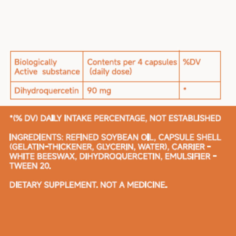 Quercetin Facts and Ingredients Panel
