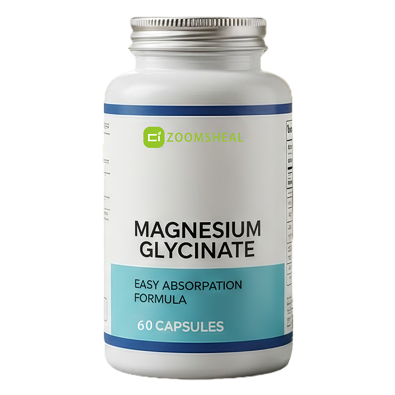 Magnesium chelate supplement bottle Magnesium chelate supplement bottle
