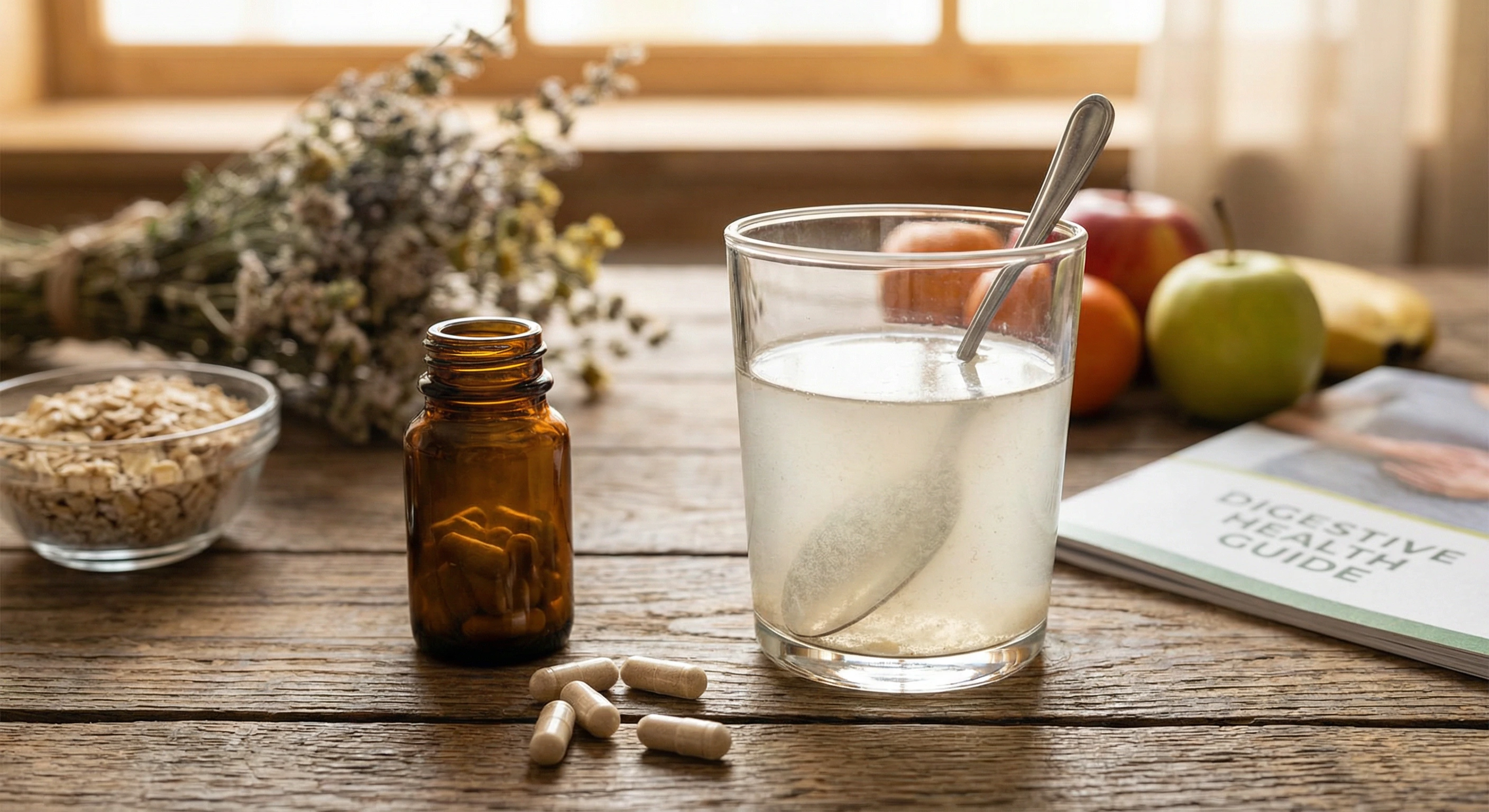 soluble dietary fiber supplement powder and capsules