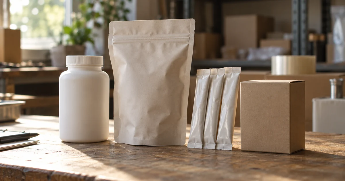 Supplement Packaging Cost: What Each Format Adds per Unit, and Why Small Runs Pay More