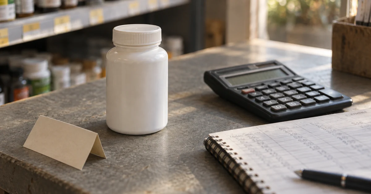 Supplement Pricing: COGS, Margin and What a Retailer Will Actually Pay
